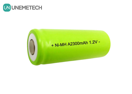 UNEMETECH Ni-MH Une batterie de 2300mAh 1.2V A2300 Piles à hydrure de nickel métallique pour micro-robot