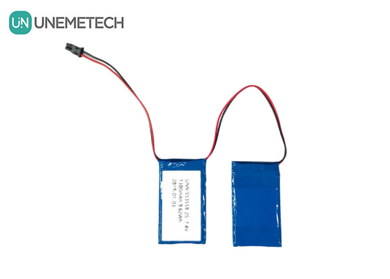 2C haute vitesse de décharge Lipo batterie 553559 7.4V 1300mAh 2S pour les membres artificiels