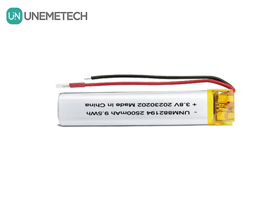 Une batterie LiPo haute tension de 4,35V 2500mAh 1 an de garantie