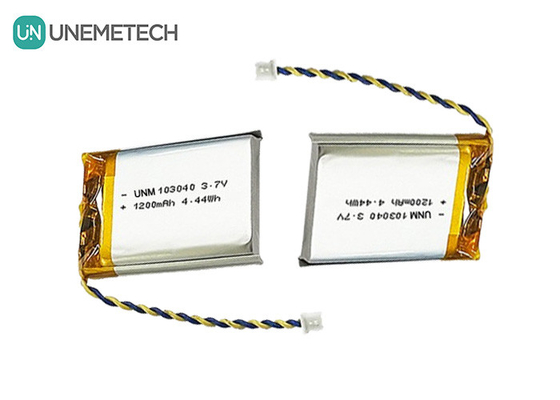 3.7V batterie Li polymère rechargeable 103040 1200 mAh pour appareil médical et lampe LED