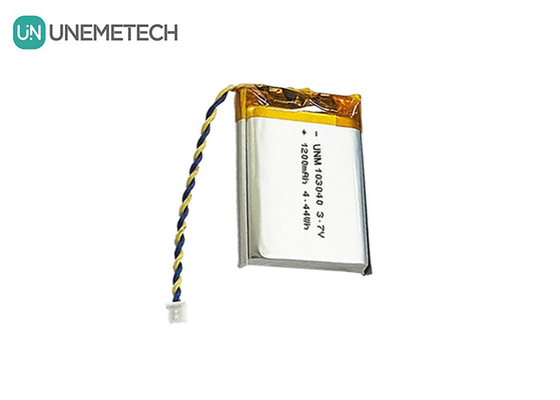 3.7V batterie Li polymère rechargeable 103040 1200 mAh pour appareil médical et lampe LED