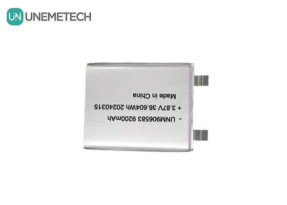 3.87V 9200mAh 906583 batterie à ions de lithium haute tension
