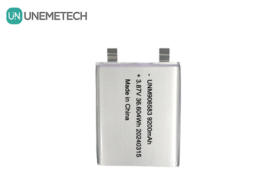 3.87V 9200mAh 906583 batterie à ions de lithium haute tension