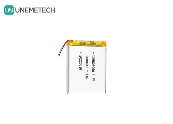 UNEMETECH 605060 2000mAh batterie au lithium polymère 3,7V appareil de beauté batterie rechargeable
