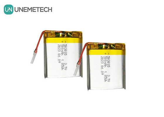 Batterie polymère au lithium de 500 mAh 503035 3.7V LiPo rechargeable pour électronique portable