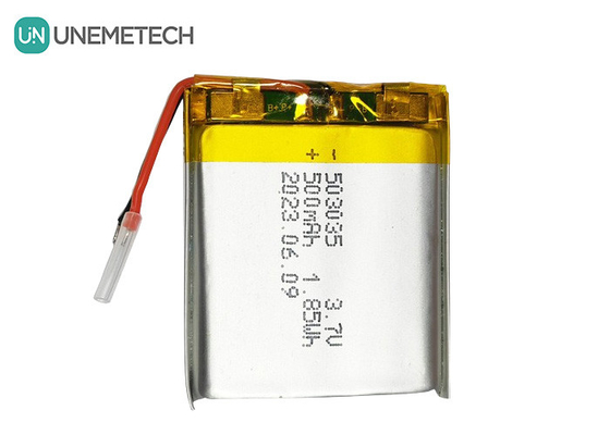 Batterie polymère au lithium de 500 mAh 503035 3.7V LiPo rechargeable pour électronique portable
