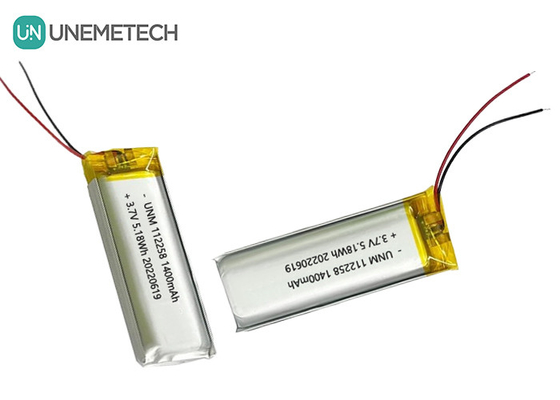3.7V batterie rechargeable au lithium-ion 1400mAh 112258 pour la banque d'alimentation portable