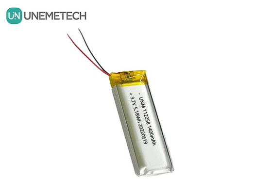 3.7V batterie rechargeable au lithium-ion 1400mAh 112258 pour la banque d'alimentation portable
