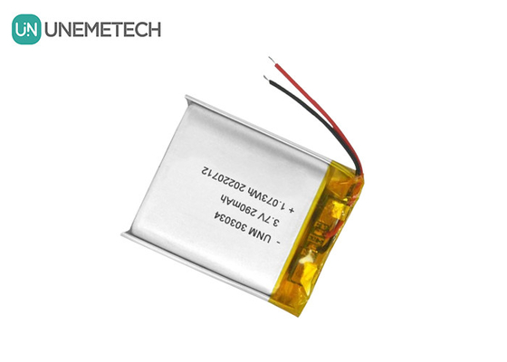 3.7V 290mAh Batterie rechargeable au lithium-ion polymère 303034 pour jouets électriques