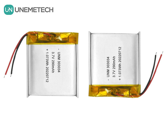 3.7V 290mAh Batterie rechargeable au lithium-ion polymère 303034 pour jouets électriques
