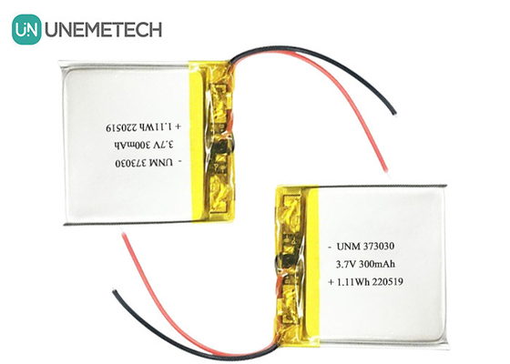 3.7V 300mAh LiPo batterie rechargeable 373030 pour haut-parleur Bluetooth