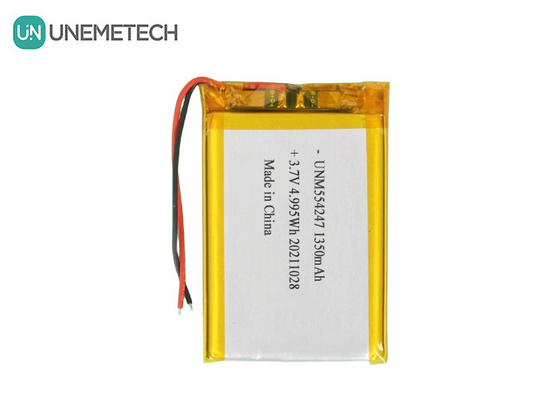 3.7V 1350mAh batterie rechargeable Li-Ion Polymer Pack 554247 pour le mini drone