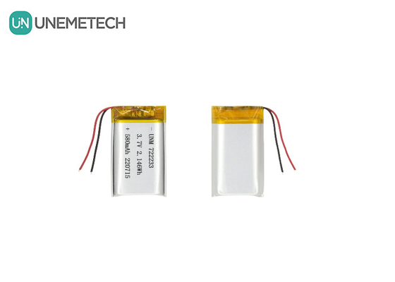 Piles au lithium polymère 722233 3.7V 580mAh Piles LiPo de Chine