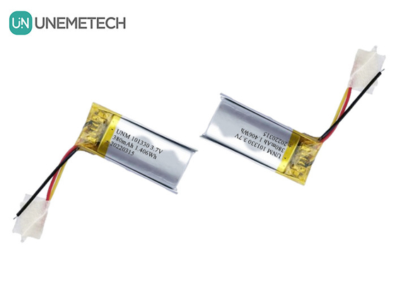 3.7V 380mAh Batterie Li-polymère rechargeable 101330 pour les montres intelligentes