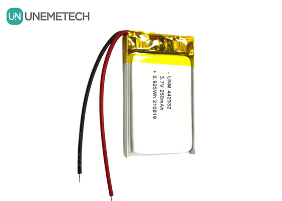 3.7V 250mAh Lipo batterie rechargeable 442332 Pour les balances électroniques portables