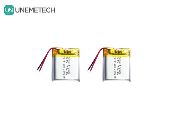 Batterie rechargeable au lithium-ion polymère 3.7V 165mAh 472023