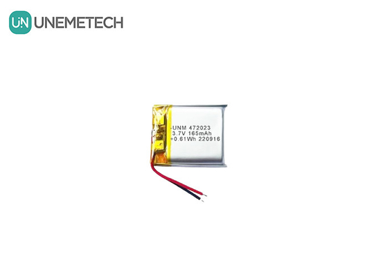 Batterie rechargeable au lithium-ion polymère 3.7V 165mAh 472023