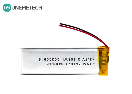 3.7V 840mAh Lipo Piles rechargeables 741671 Pour une prise intelligente
