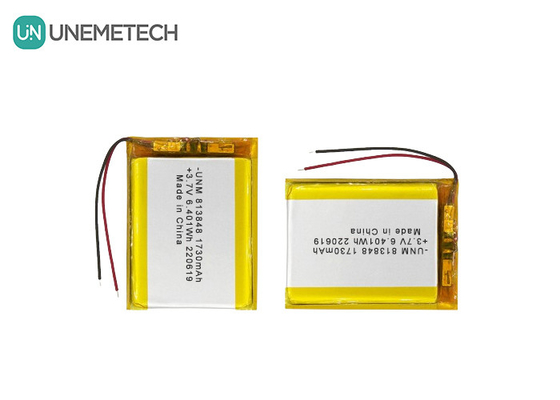 3.7V 1730mAh Batterie polymère au lithium-ion de grande capacité 813848 Pour la banque d'énergie