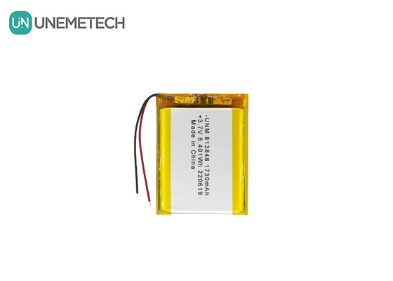 3.7V 1730mAh Batterie polymère au lithium-ion de grande capacité 813848 Pour la banque d'énergie