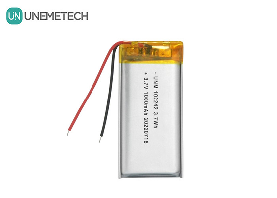 3.7V 1000mAh 102242 Batterie polymère au lithium-ion standard pour lampes de table
