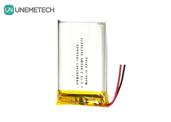 OEM ODM personnalisé 3.7V 1050mAh batterie polymère Li-ion 982441 pour sonnette intelligente
