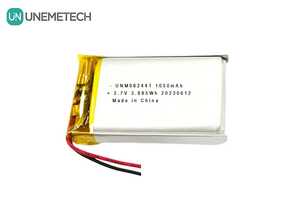 OEM ODM personnalisé 3.7V 1050mAh batterie polymère Li-ion 982441 pour sonnette intelligente