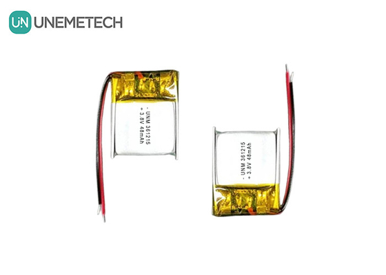 3.8V 48mAh Batterie polymère au lithium de petite taille haute tension 361215 pour dispositifs RFID
