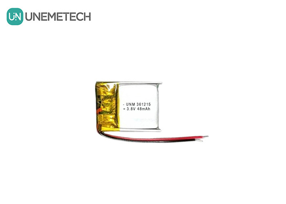 3.8V 48mAh Batterie polymère au lithium de petite taille haute tension 361215 pour dispositifs RFID
