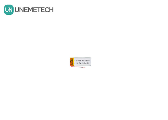 3.7V 32mAh Petite batterie LiPo rechargeable 400816 Pour thermomètres