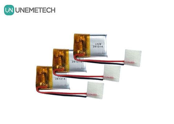 3.7V 25mAh 281314 Petite batterie micro rechargeable mince Lipo pour porte-clés