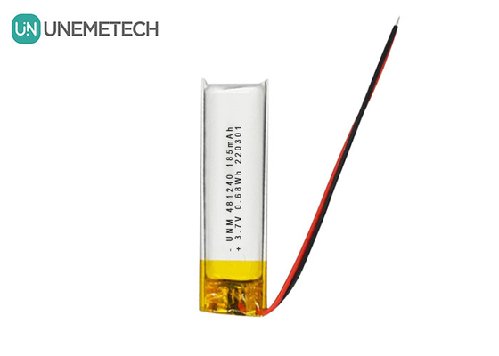 3.7V 185mAh 481240 Batterie au lithium-ion et au lithium-polymère pour le DVR automobile