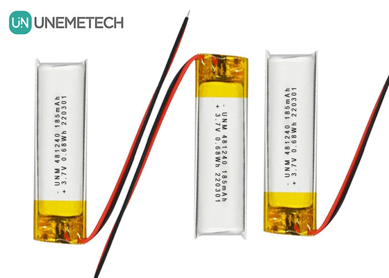 3.7V 185mAh 481240 Batterie au lithium-ion et au lithium-polymère pour le DVR automobile
