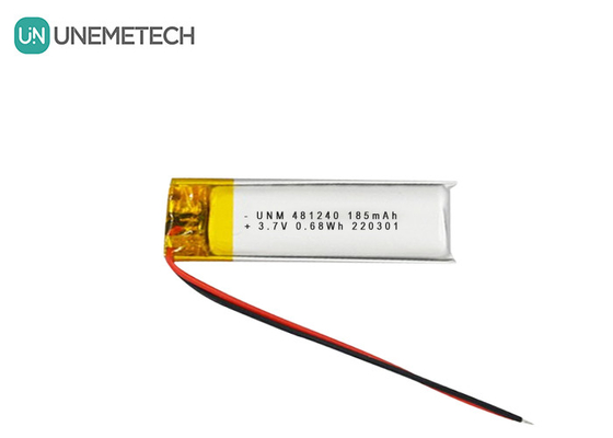 3.7V 185mAh 481240 Batterie au lithium-ion et au lithium-polymère pour le DVR automobile