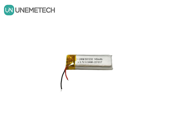 3.7V 145mAh 501232 Compacte conception batterie au lithium polymère pour machine à bulles