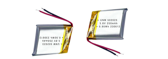 3.8V 250mAh 502023 Batterie polymère au lithium haute tension pour localisateur de suivi