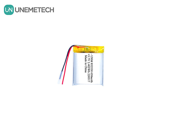 3.7V 650mAh Batterie polymère rechargeable au lithium-ion 852530 pour casque