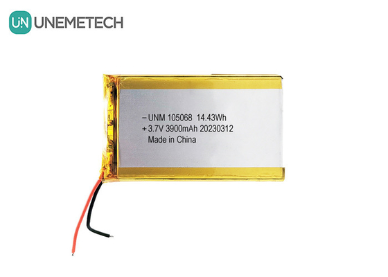 3900mAh Batterie Li-polymère de haute capacité 105068 3.7V Batterie Lipo pour tablette