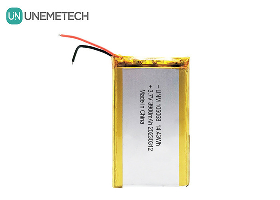 3900mAh Batterie Li-polymère de haute capacité 105068 3.7V Batterie Lipo pour tablette