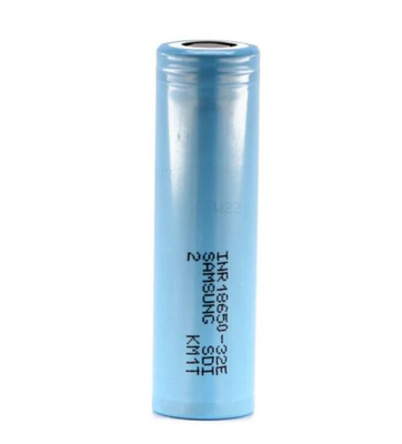 Samsung 32E 18650 3200mAh 6.4A Batterie 3.65V Cellule à ions de lithium cylindrique INR18650-32E