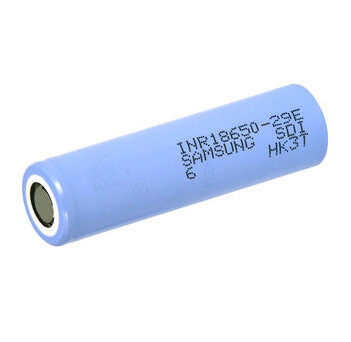 Samsung 29E 18650 2850mAh 2.75A batterie 3.65V Cellule à ions de lithium cylindrique INR18650-29E