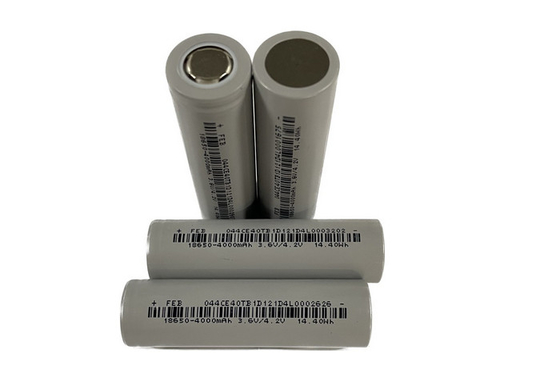 Capacité élevée 18650 Batterie 3800mAh 4000mAh 3.6V Cellule rechargeable au lithium-ion cylindrique