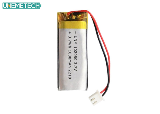 Lithium-polymère de 3,7 V à 1000 mAh avec IEC62133 approuvé
