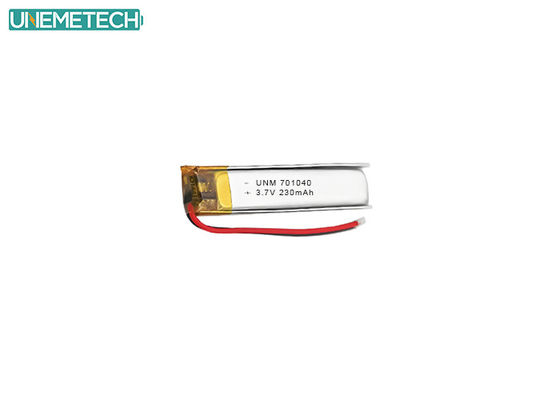 Écouteur Bluetooth Lipo Batterie 701040 3,7 V 230mAh avec CE et IEC62133 Approuvé