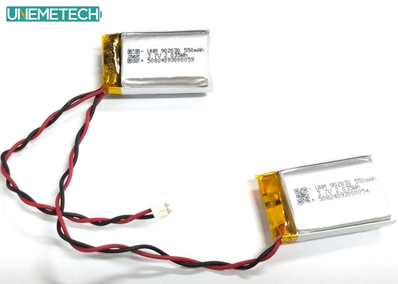 2C batterie Lipo à recharge rapide 902030 2P 3,7V 1100mAh batterie au lithium polymère