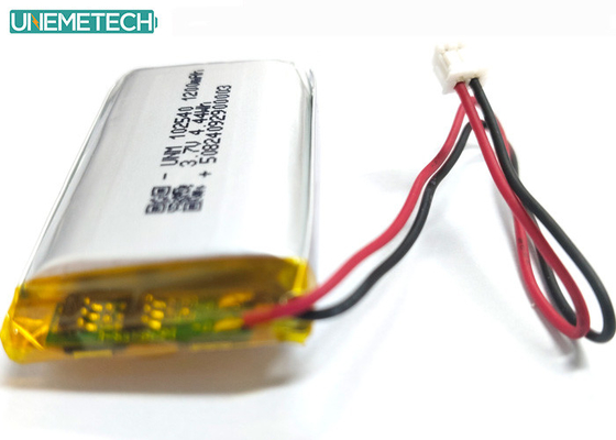 1200mAh 2C batterie au lithium polymère à charge rapide 3.7V 102540 Pour produit médical