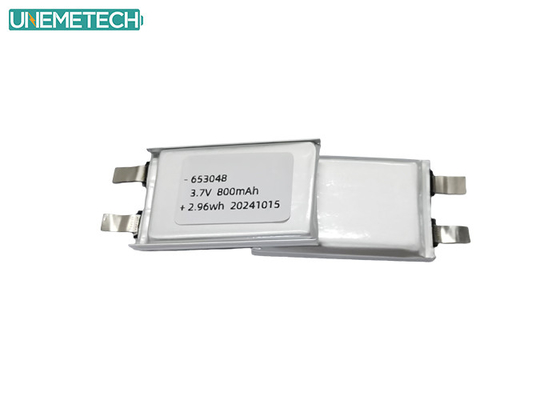 20C Taux de décharge élevé 3.7V 800mah Batterie Lipo 653048 pour l'avion RC