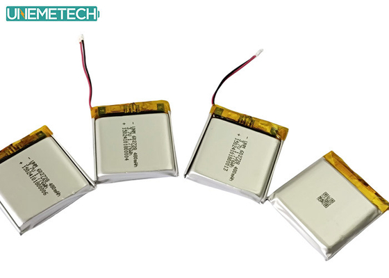 3.7V 480mAh 602728 Batterie rechargeable en polymère Li-ion pour mini-enregistreur
