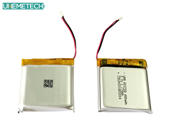 3.7V 480mAh 602728 Batterie rechargeable en polymère Li-ion pour mini-enregistreur