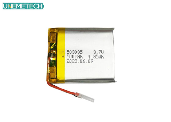 Qualité 500mAh batterie au lithium polymère 503035 3.7V batterie LiPo pour électronique portable Usine